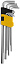 Набор STAYER Ключи ″MASTER″ имбусовые длинные, Cr-V, сатинированное покрытие, пластик. держатель, HEX 1,5-10мм, 9 пред