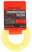 Триммерная леска R 2.4/15 VERTON GARDEN (2.4 мм; 15 м; круглый, нейлон)