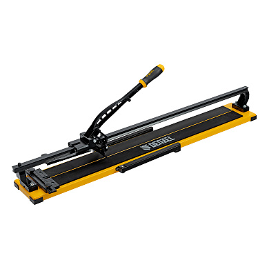 Плиткорез рельсовый 1000х16мм, каретка на подш., стальная станина, усил. рукоятка-пенал//Denzel