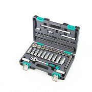 Набор инструментов, 1/2", CrV, пластиковый кейс 60 предм.// Stels