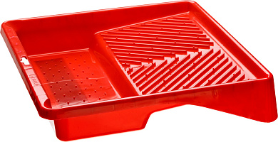 Ванночка ЗУБР малярная пластмассовая, для валиков до 270 мм, 360х360мм, 1,3л