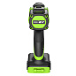 Дрель-шуруповерт акк. Greenworks DD560, 24V, б/щет, 30/60 Нм, 13мм, Anti-kickback, 2х2Ач,ЗУ, кор