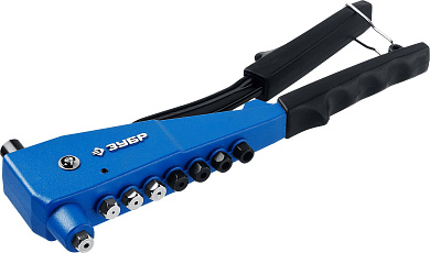 Комбинированный литой заклепочник ЗУБР К-М6, 2 вида заклёпок