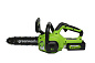 Цепная пила аккумуляторная Greenworks G24CS25K2, 24V, 25см, c 1хАКБ 2Ач и ЗУ (2007707UA)