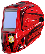 Маска сварщика "Хамелеон" ULTIMA 5-13 Panoramic Red /FUBAG