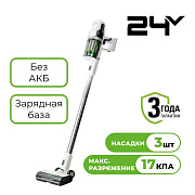Пылесос вертикальный акк. Greenworks SV24360, 24V, б/щет, 250 Вт, 17 кПа, LED, без АКБ (4702107)