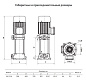 Насос вертикальный многоступенчатый UNIPUMP VM 12-6 (Qном 12м3/ч, Нном 46м, 1,5"x 1,25", 3,0кВт)