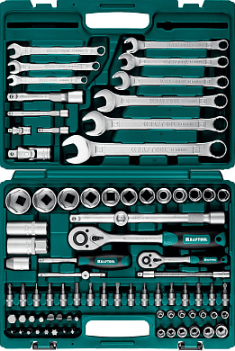 Универсальный набор инструмента KRAFTOOL X-Drive 82, 82 предм