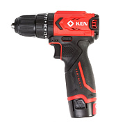 Шуруповерт аккумуляторный ударный бесщеточный KEN BL7312D-2 12В 2х2Ач, ЗУ, кейс