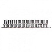 Набор универсальных торцевых головок 1/2", Spline, CrV, 10шт., 10-22мм Stels