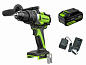 Дрель-шуруповерт ударная Greenworks GD24DD140, 24V,б/щет,0-550/0-2100 об/мин,70/140Нм,1x5Ач,ЗУ
