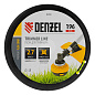 Леска для триммера витой квадрат, 2,7мм х 196м, на DIN катушке FLEX CORD Denzel