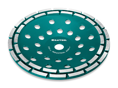 Двухрядная алмазная чашка KRAFTOOL Double d 230 мм