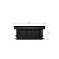Конвектор внутрипольный Royal Thermo ATRIUM-90/200/2000-DG-U-NA, Новый