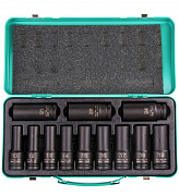 Набор ударных глубоких шестигранных торцевых головок 1/2" 10-24 мм в кейсе 12шт. Stels