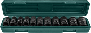 Набор головок ударных 1/2"DR, 10-24 мм, 11 предметов Jonnesway
