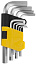 Набор STAYER Ключи ″MASTER″ имбусовые короткие, Cr-V, сатинированное покрытие, пластик. держатель, HEX 1,5-10мм, 9 пред