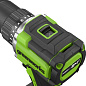 Дрель-шуруповерт акк. Greenworks DD560, 24V, б/щет, 30/60 Нм, 13мм, Anti-kickback, 2х2Ач,ЗУ, кор