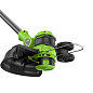 Триммер аккумуляторный Greenworks G24LT301, 24V, 30 см,  с 1хАКБ 4А и ЗУ (2113207UB)