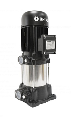 Насос вертикальный многоступенчатый UNIPUMP VM 2-9 (Qном 2м3/ч, Нном 75м, 1"x 1", 1,5кВт)