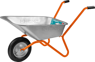 Садовая одноколесная тачка СИБИН СТ-11 65 л, 90 кг