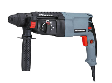 Сетевой перфоратор ProfiPower 2-26 220В PDFR-1200,1200Вт, SDS+ 3 режима (В кейсе)