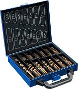 Набор сверл по металлу, сталь Р6М5К5, класс А, мет.бокс ЗУБР КОБАЛЬТ 99шт(1-10мм)