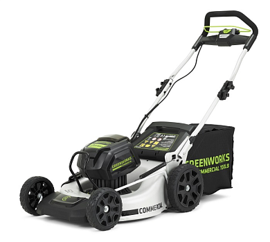 Газонокосилка аккумуляторная Greenworks GD82LM51, 82V, 51 см, бесщет 5 А.ч. АКБ и ЗУ, арт. 2502007UB