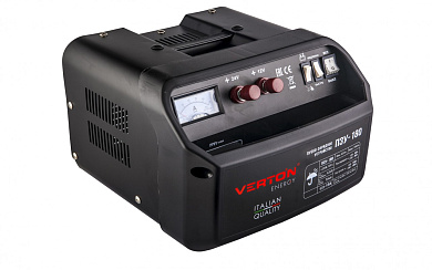 Пуско-зарядное устройство VERTON Energy ПЗУ- 180 (230/50В/Гц,12/24В,емк20-450Ач,ток зар/зап50А/180А)