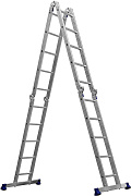Четырехсекционная лестница-трансформер СИБИН, алюминиевая, 4x5 ступени, ЛТ-45