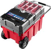 Ящик-тележка для инструмента ″МЕГА БОКС″ пластиковый, 24″, ЗУБР Профессионал