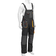 Полукомбинезон профессиональный рабочий, 65% полиэстер 35% хлопок, XXL Denzel 