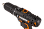 Дрель-шуруповерт ударная аккумуляторная WORX WX370.9, 50Нм, 20В, без АКБ и ЗУ