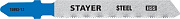 Полотна по металлу STAYER (2 шт; 50х1.1 мм; HSS; Т-хвост.; Т118G) для электролобзика