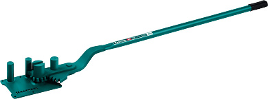 Ручной станок для гибки арматуры KRAFTOOL 16 D на подшипнике, острый и плавный гиб 23301