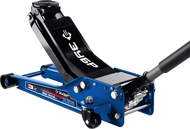 Домкрат подкатной ЗУБР X85, 3 т, 80 - 508 мм Профессионал