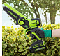 Цепная мини пила аккумуляторная Greenworks GD24CSMNX, 24V, 15см, бесщеточная, c 1хАКБ 2Ач и ЗУ (2008