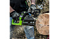 Цепная пила аккумуляторная Greenworks GD40CS15 40V (35 см) бесщеточная с АКБ 2АЧ и ЗУ, арт. 2005707U