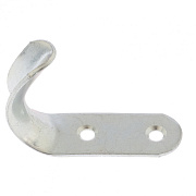 Крючок-вешалка №7, цинк, 1шт (Металлист)// Произведено в РФ