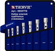 Набор ключей трубчатых усиленных в сумке, 6-19 мм, 7 предметов Thorvik