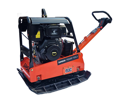 Виброплита реверсивная гидравлическая Samsan RHP35, дизель 186FAE, электростарт, 300кг