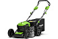Газонокосилка аккумуляторная Greenworks GD40LM46SP, 40V, 46см, самоходная, бесщеточная, c 1хАКБ 4 Ач