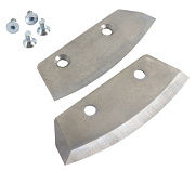 Ножи для льда VERTON IDKA-200 (2 ножа, прямой, монтажн шаг ножей 40мм, болт М5 - 4шт, резьба 0,8мм)