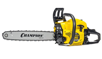Бензопила CHAMPION 362-18" 0,325-1,5-72 (2,6кВт 61,5см³ легкий старт 5,2кг)