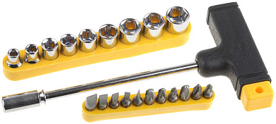Отвертка-битодержатель с насадками 20 шт STAYER T-Max-20