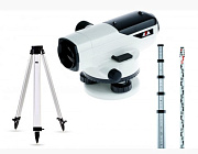 ПРОФЕССИОНАЛЬНЫЙ КОМПЛЕКТ Нивелир ADA PROF-X32 + Рейка ADA STAFF 5 + Штатив на клипсах ADA Light