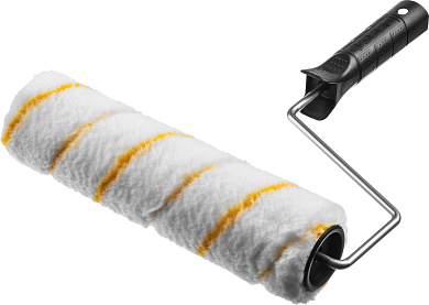 Валик малярный ГИРПАИНТ 40, 240 мм, d=40 мм, ворс 12 мм, ручка d=6 мм, ЗУБР