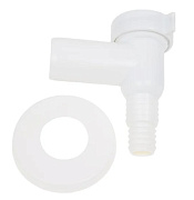 Сифон для стиральной машины белый