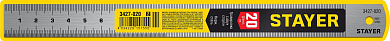Нержавеющая линейка STAYER, 0,2 м,