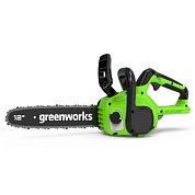 Цепная пила Greenworks GD24CS30, 24V, 30 см, без АКБ и ЗУ (аккумуляторная)